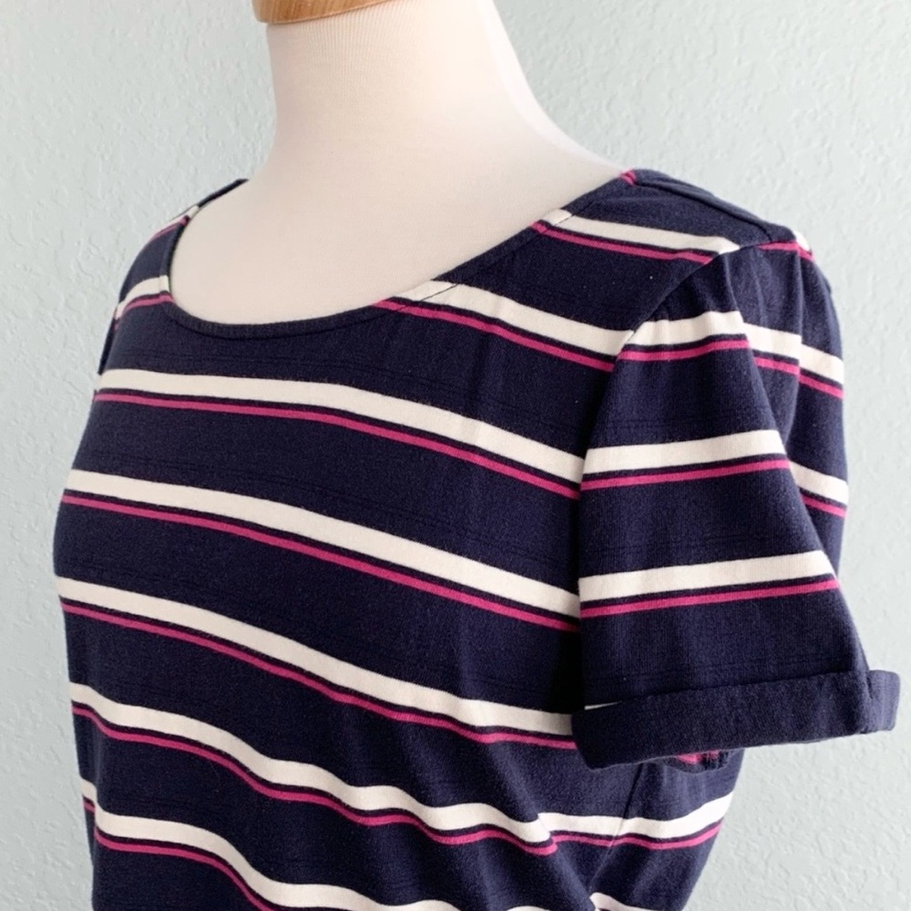 Anthropologie Sonja Striped Floral Tunic Top - Picture 9 of 14